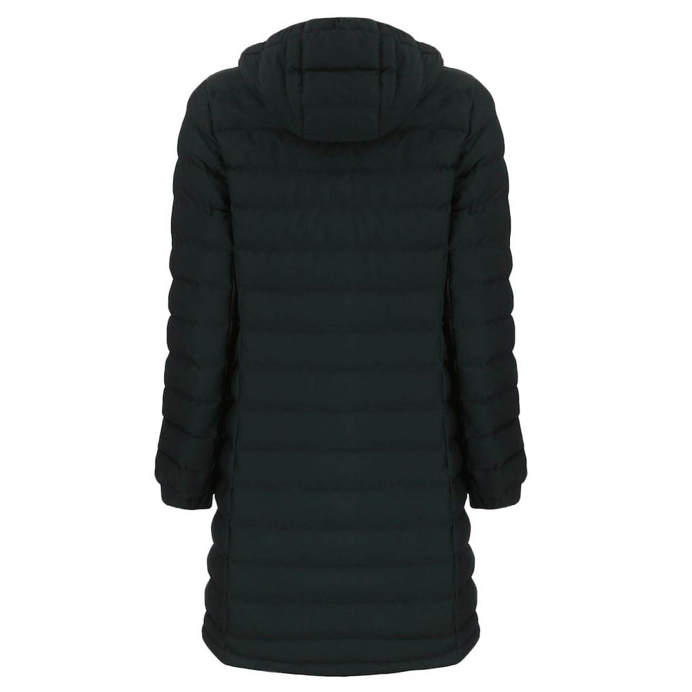 Pittsburgh Steelers Cutter & Buck Women's Mission Ridge Repreve Eco Insulated Long Full-Zip Puffer Jacket Black