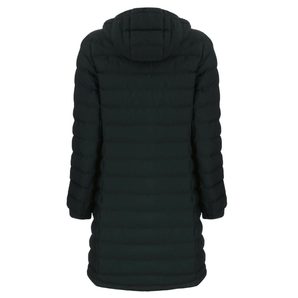 Detroit Lions Cutter & Buck Women's Mission Ridge Repreve Eco Insulated Long Full-Zip Puffer Jacket Black