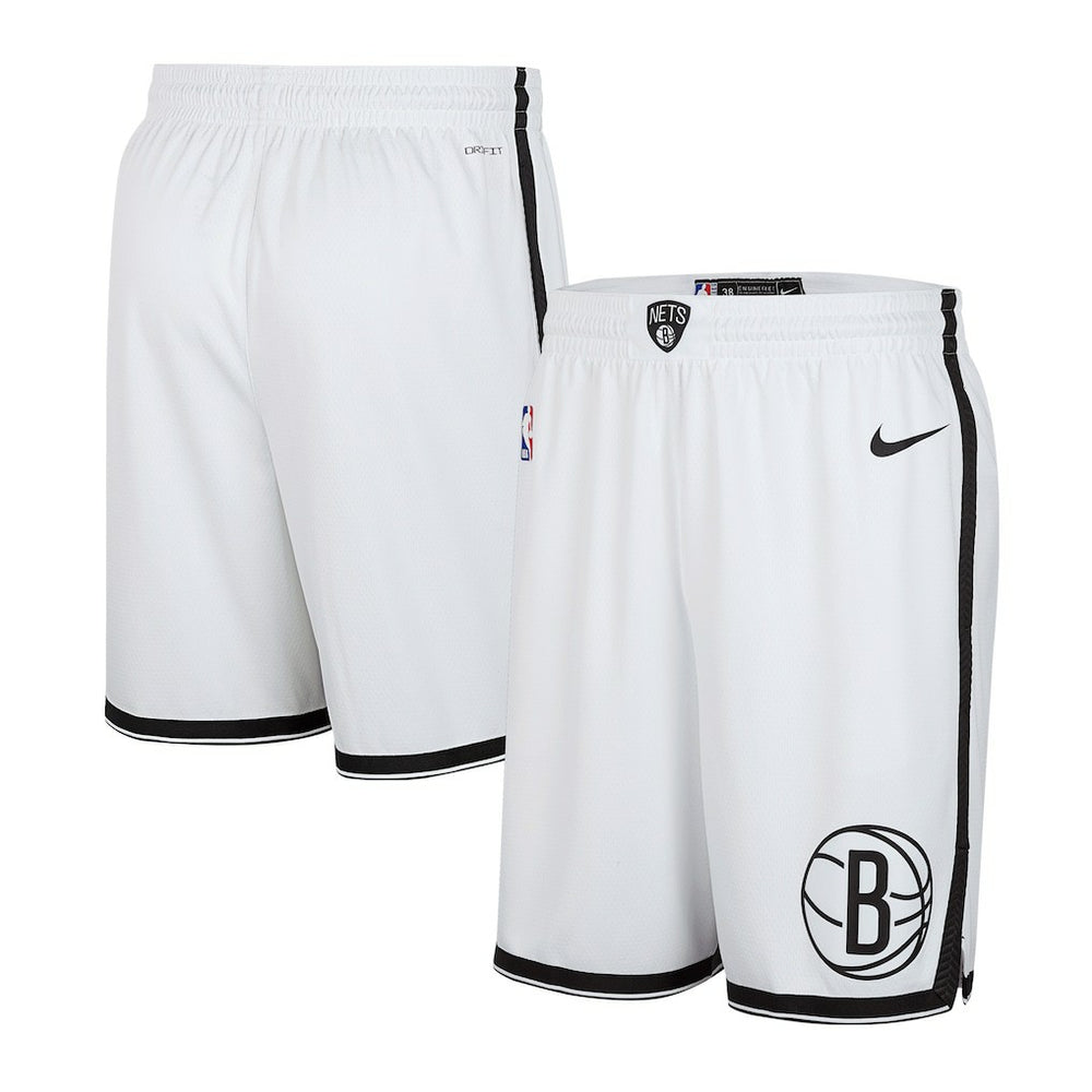Brooklyn Nets 2024/25 Association Edition Swingman Shorts White