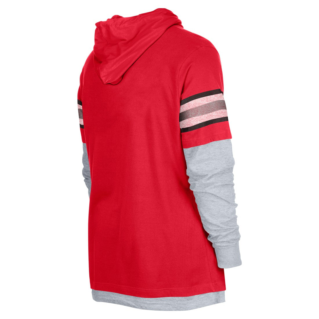 Tampa Bay Buccaneers New Era Twofer Long Sleeve Hooded T-Shirt Red