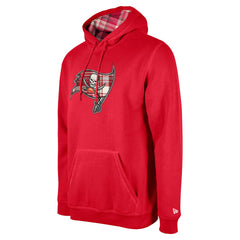 Tampa Bay Buccaneers New Era 3rd Down Plaid Pullover Hoodie Red