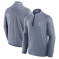 Dallas Cowboys Unisex Front Office Performance Primary Quarter-Zip Jacket Navy