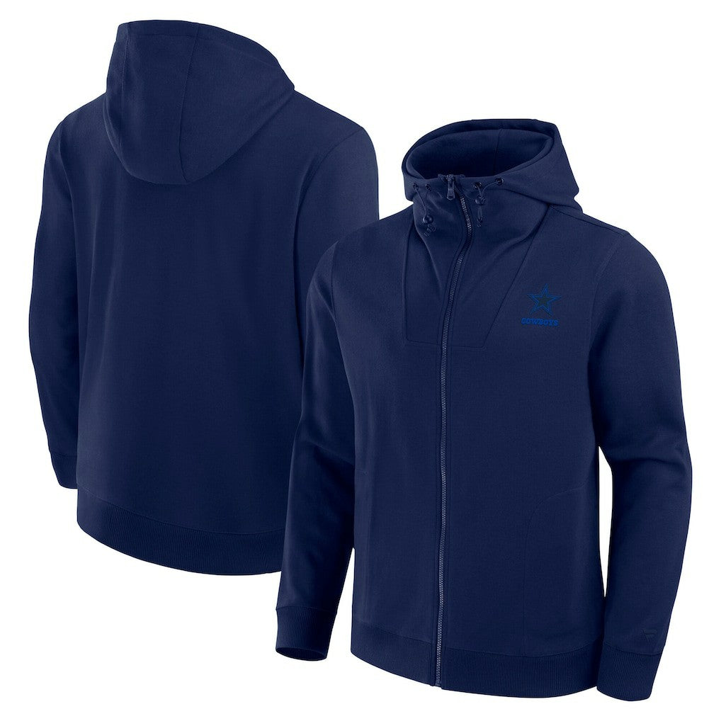 Dallas Cowboys Unisex Front Office Full-Zip Hoodie Navy