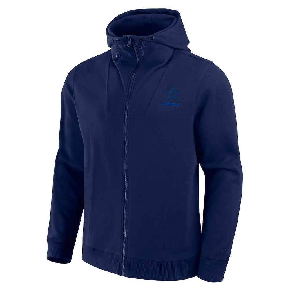 Dallas Cowboys Unisex Front Office Full-Zip Hoodie Navy