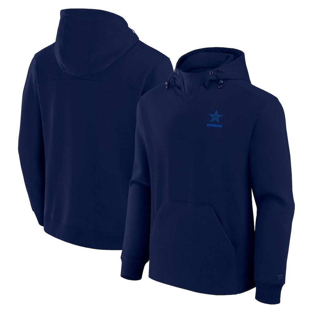 Dallas Cowboys Unisex Front Office Tonal Tri-Blend Pullover Hoodie Navy