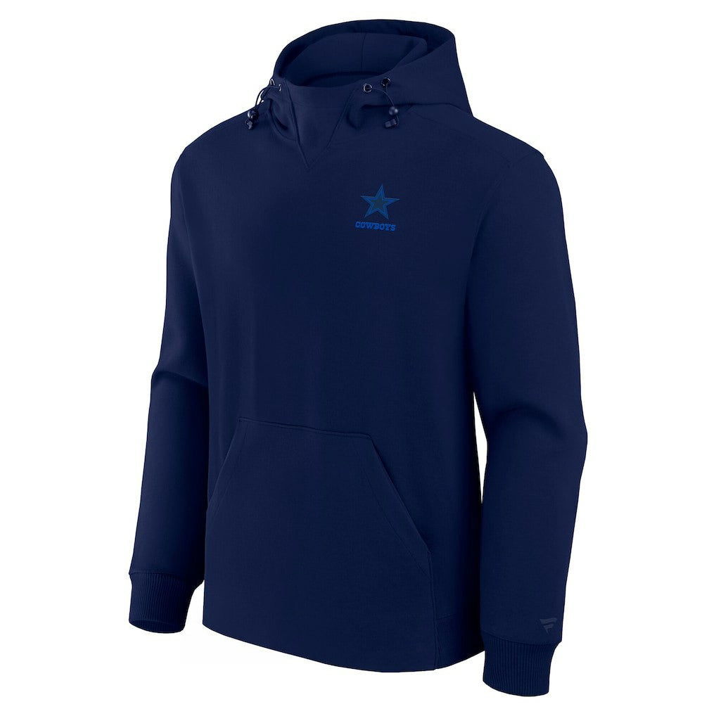 Dallas Cowboys Unisex Front Office Tonal Tri-Blend Pullover Hoodie Navy