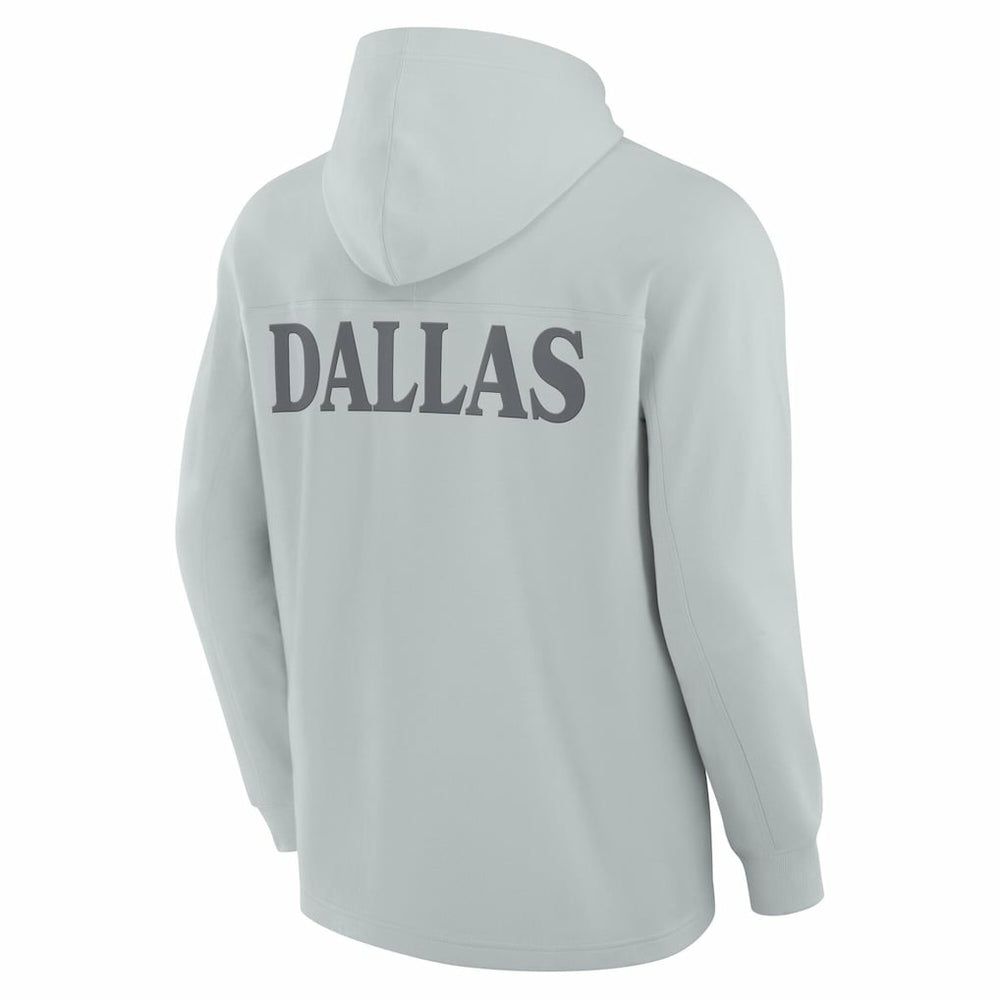 Dallas Cowboys Elements Blaze Tri-Blend Long Sleeve Hoodie T-Shirt Gray