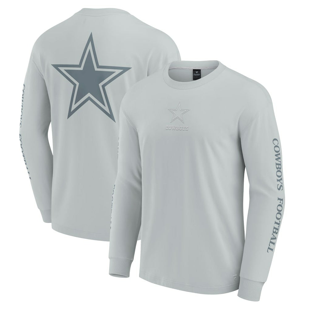 Dallas Cowboys Unisex Elements Strive Long Sleeve T-Shirt Gray