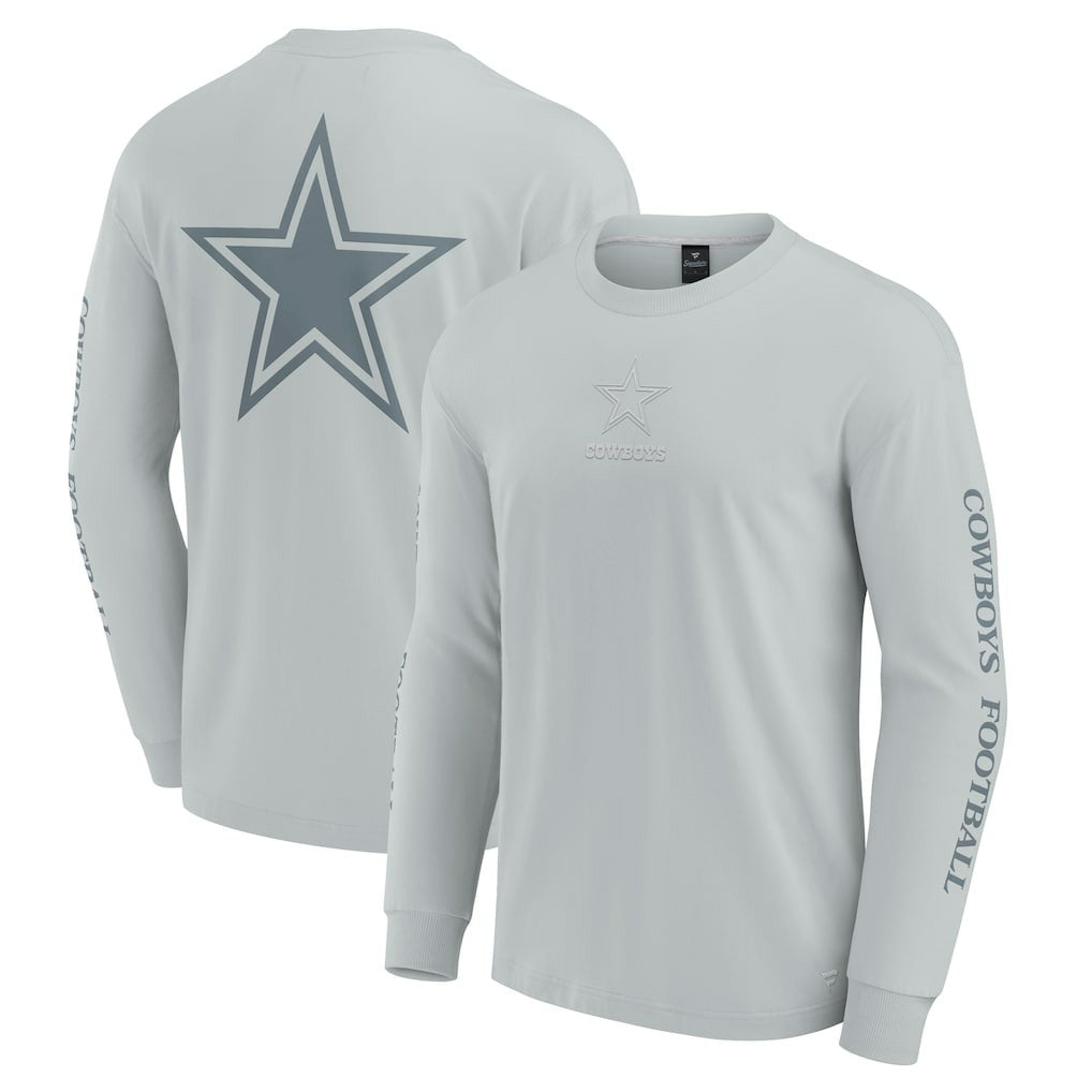 Dallas Cowboys Unisex Elements Strive Long Sleeve T-Shirt Gray