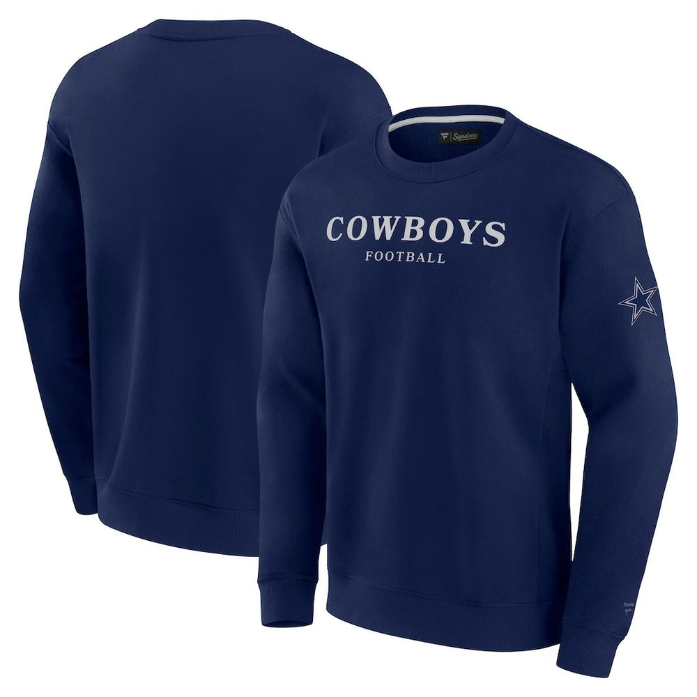 Dallas Cowboys Unisex Elements Unlimited Fleece Pullover Sweatshirt Navy