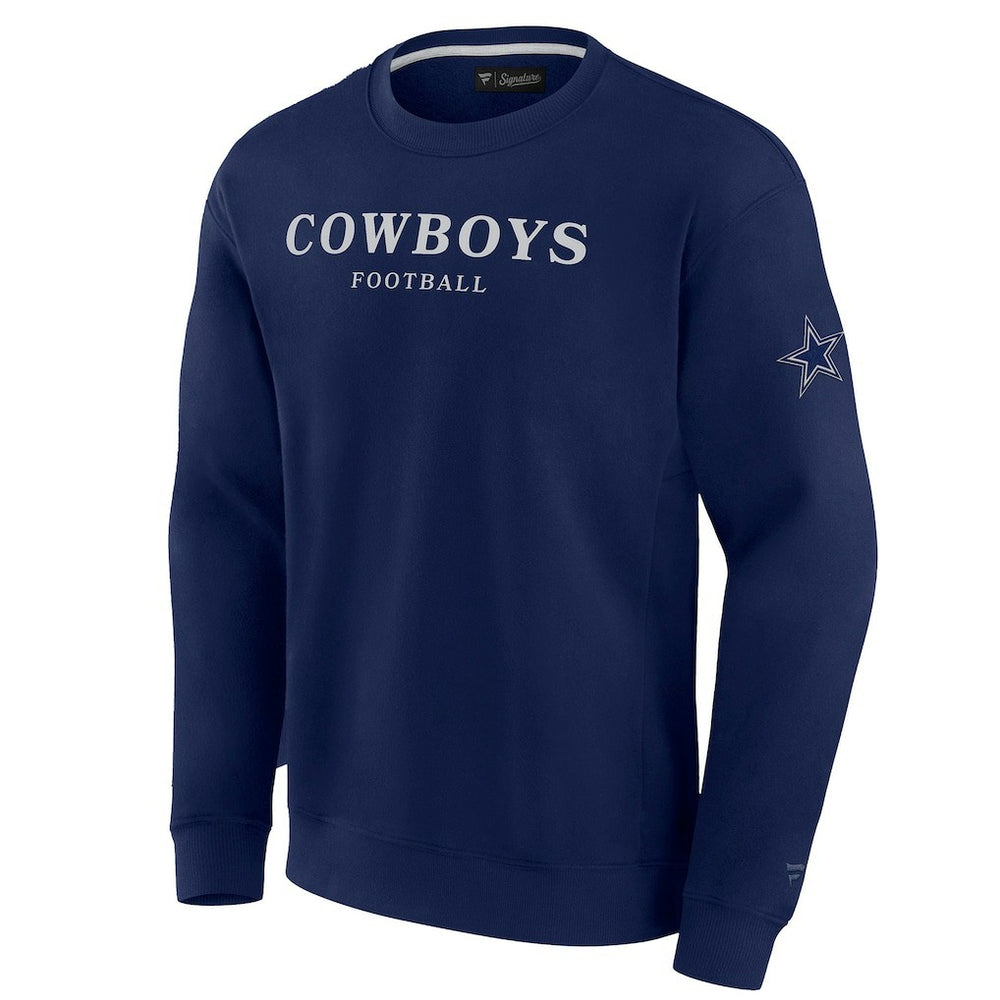 Dallas Cowboys Unisex Elements Unlimited Fleece Pullover Sweatshirt Navy