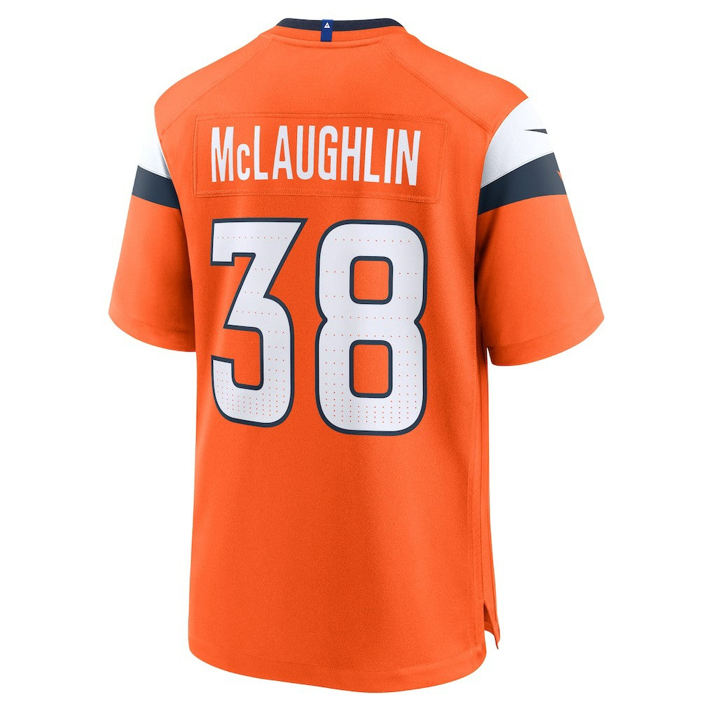 Jaleel McLaughlin Denver Broncos Team Game Jersey Orange