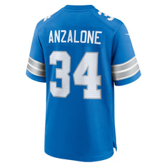 Alex Anzalone Detroit Lions Game Jersey Blue