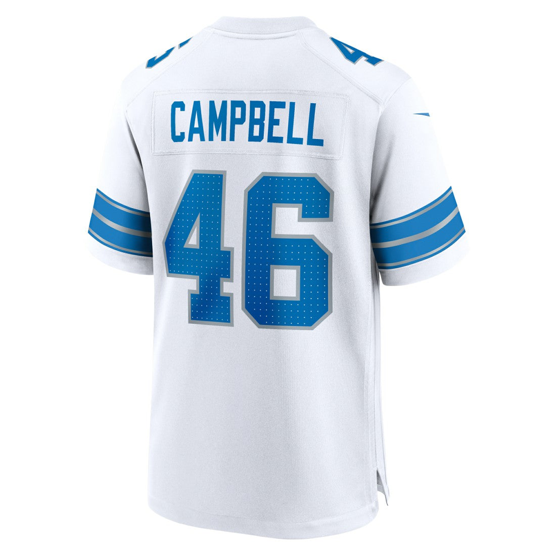 Jack Campbell Detroit Lions White Game Jersey White