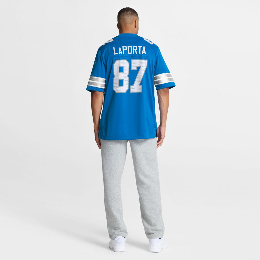 Sam LaPorta Detroit Lions Game Jersey Blue