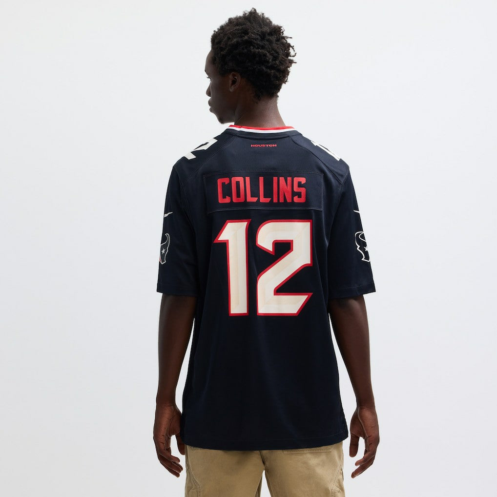 Nico Collins Houston Texans Game Jersey Navy