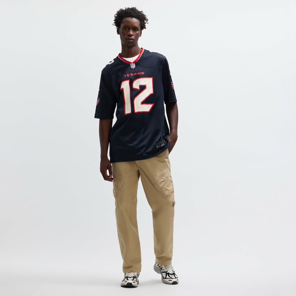 Nico Collins Houston Texans Game Jersey Navy