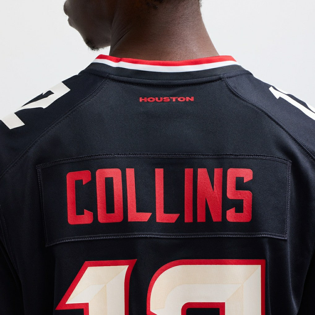 Nico Collins Houston Texans Game Jersey Navy