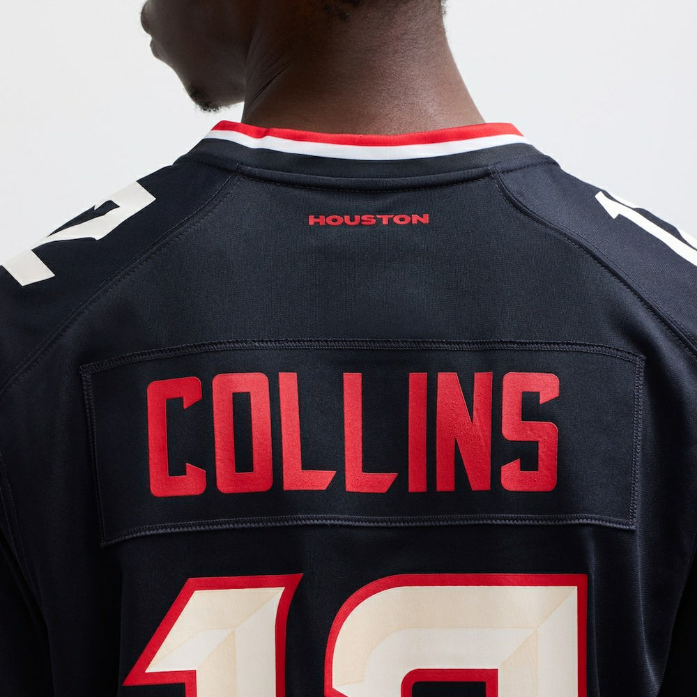 Nico Collins Houston Texans Game Jersey Navy