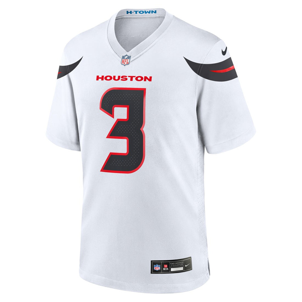 Tank Dell Houston Texans Game Jersey White
