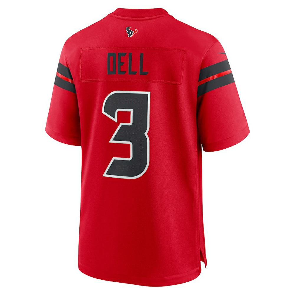 Tank Dell Houston Texans Alternate Game Jersey Red