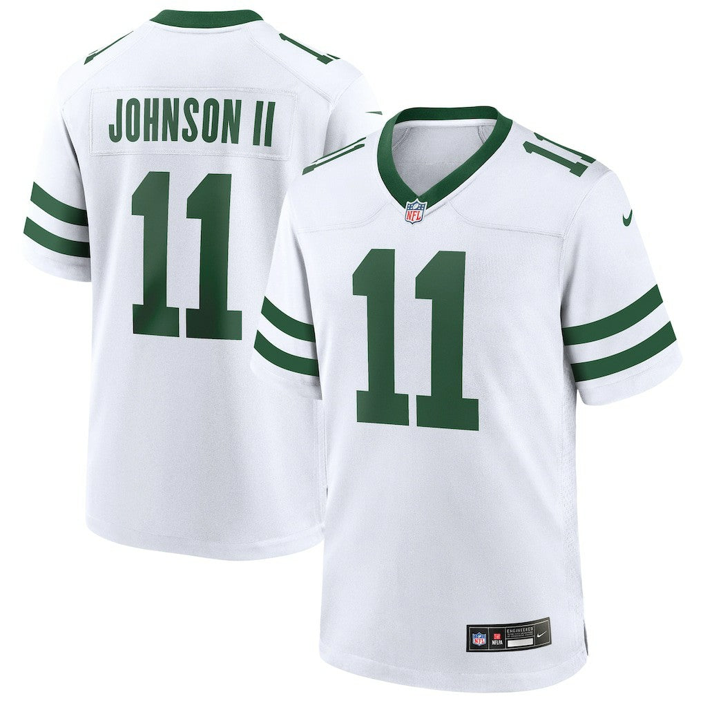 Jermaine Johnson II New York Jets Game Jersey Legacy White