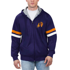 Phoenix Suns G-III Sports by Carl Banks Contender Full-Zip Hoodie Jacket Purple