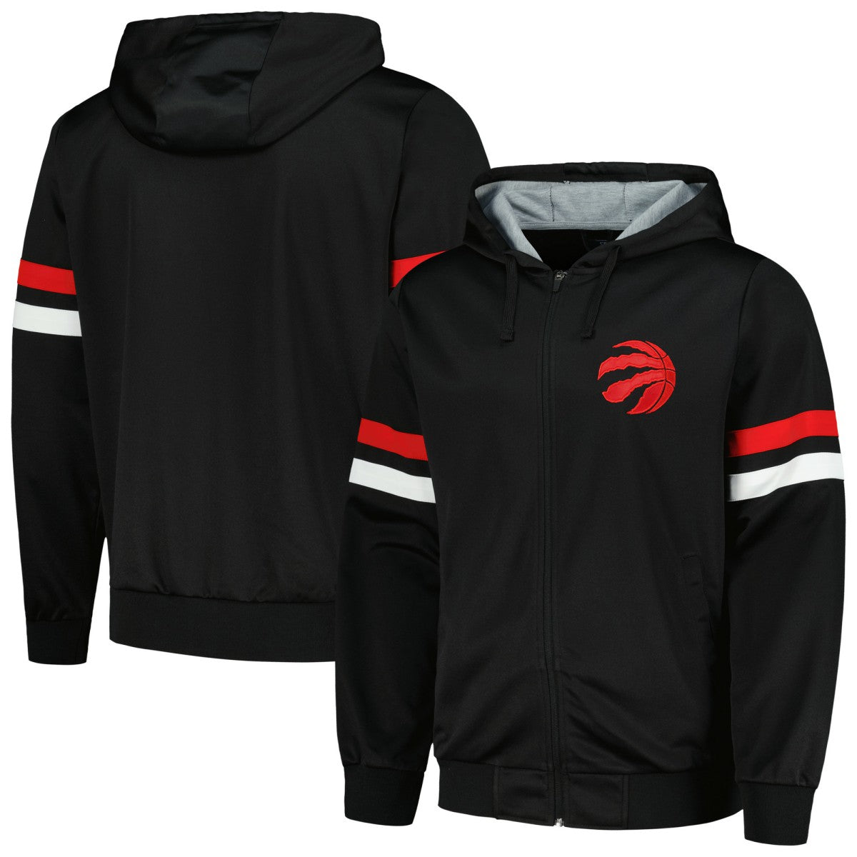 Toronto Raptors G-III Sports by Carl Banks Contender Full-Zip Hoodie Jacket Black