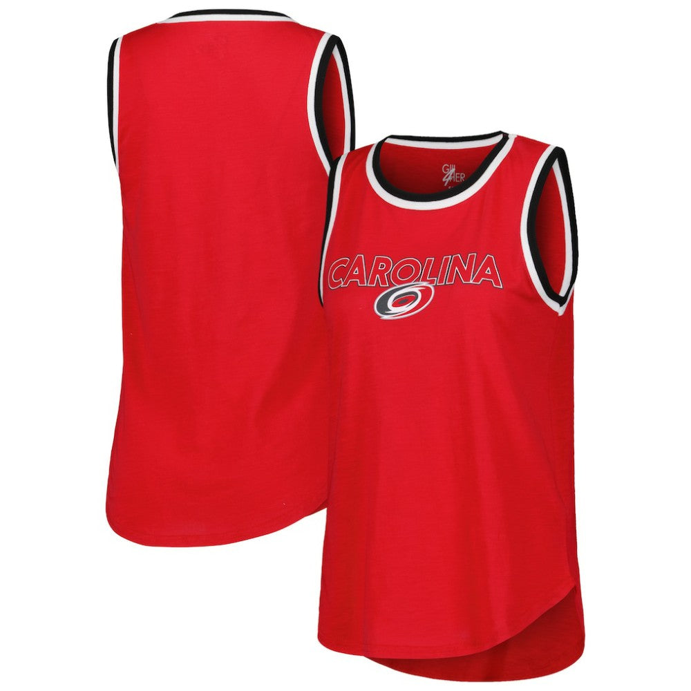 NHL Carolina Hurricanes G-III 4Her by Carl Banks Women's Strategy Tank Top - Red