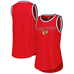 NHL Chicago Blackhawks G-III 4Her by Carl Banks Women's Strategy Tank Top - Red