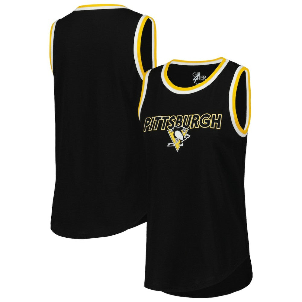 NHL Pittsburgh Penguins G-III 4Her by Carl Banks Women's Strategy Tank Top - Black