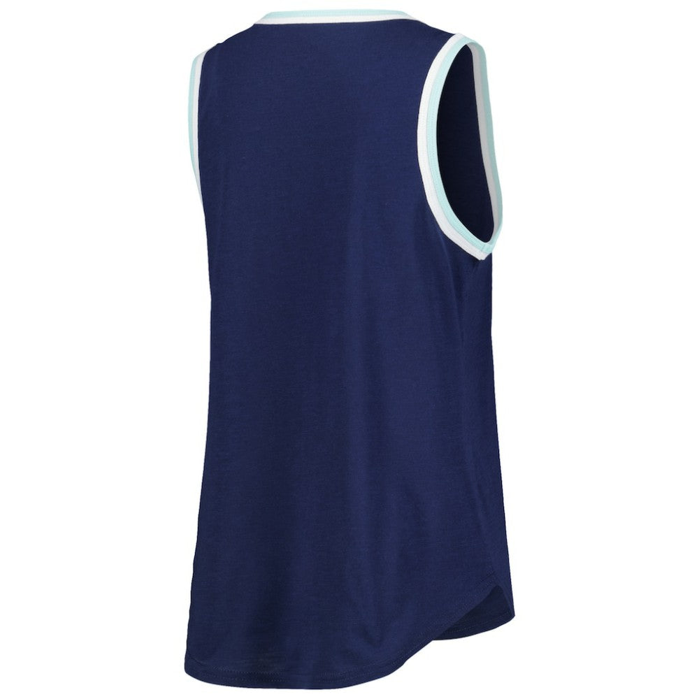 NHL Seattle Kraken G-III 4Her by Carl Banks Women's Strategy Tank Top - Deep Sea Blue