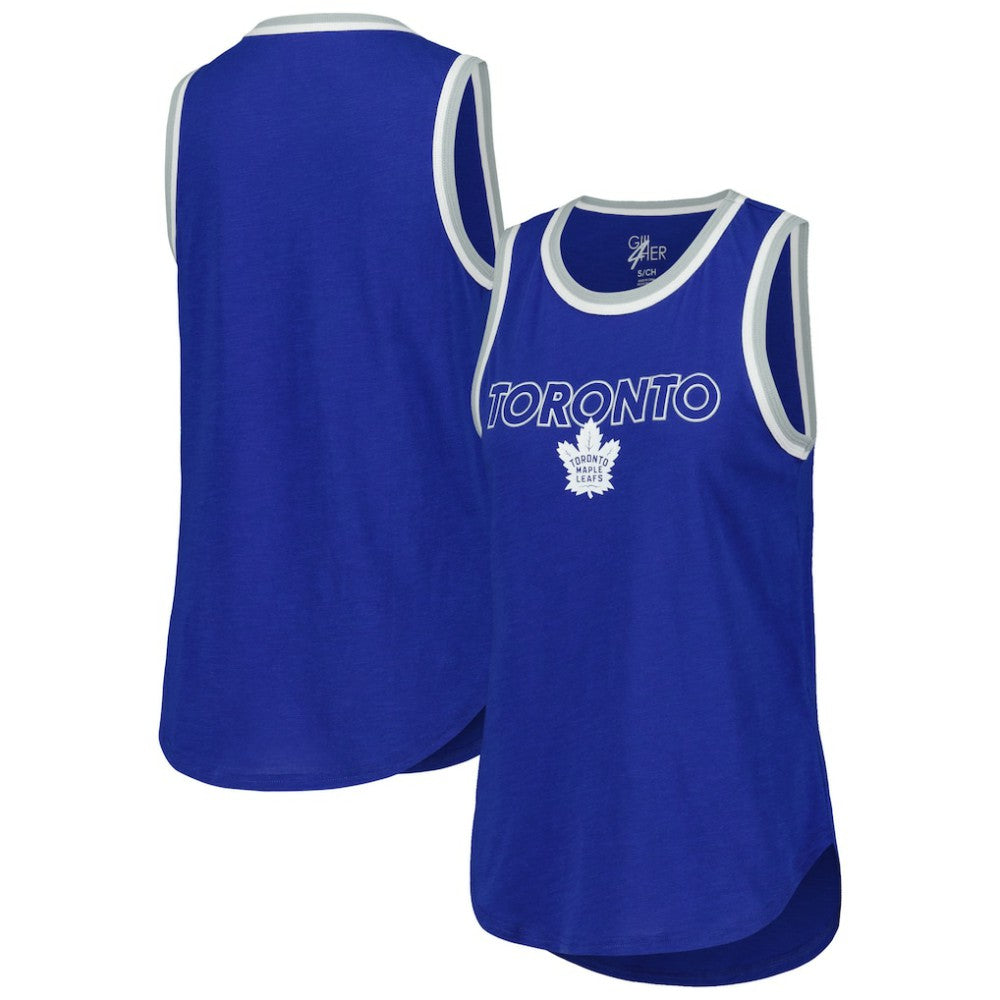 NHL Toronto Maple Leafs G-III 4Her by Carl Banks Women's Strategy Tank Top - Blue