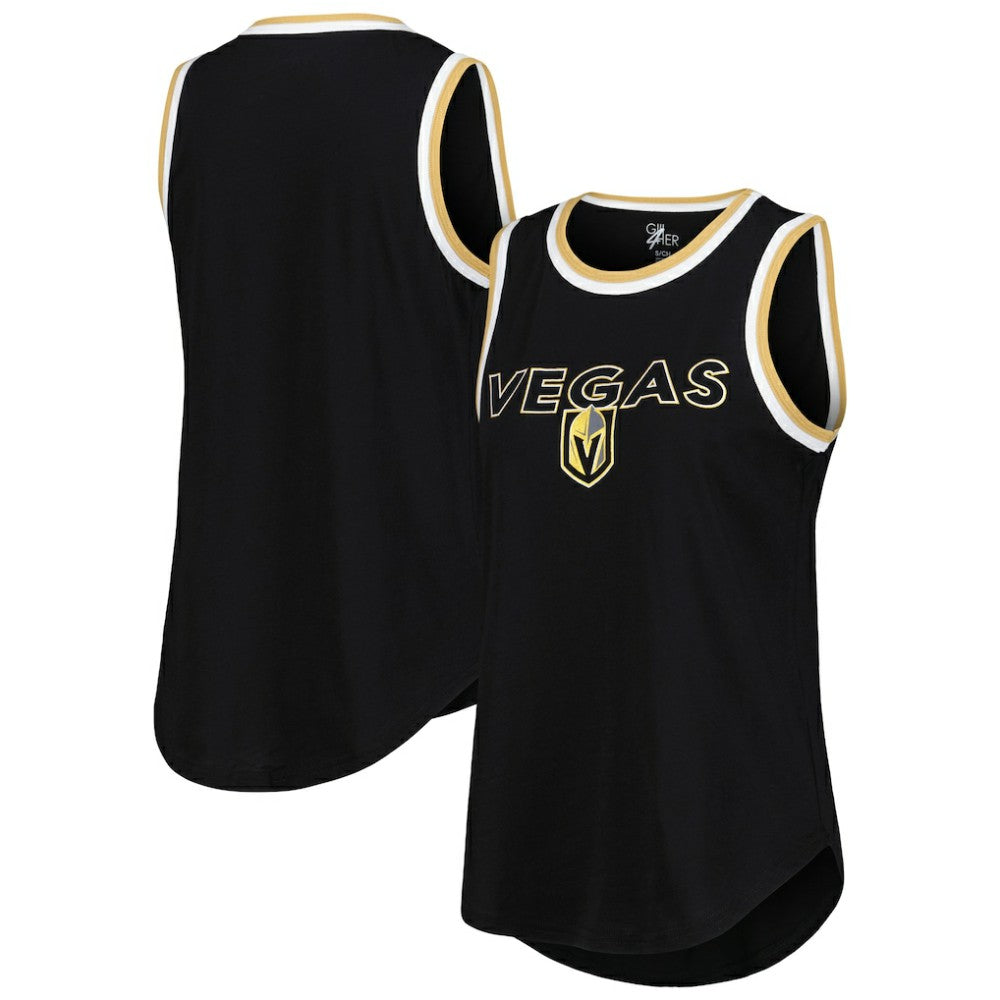 NHL Vegas Golden Knights G-III 4Her by Carl Banks Women's Strategy Tank Top - Black