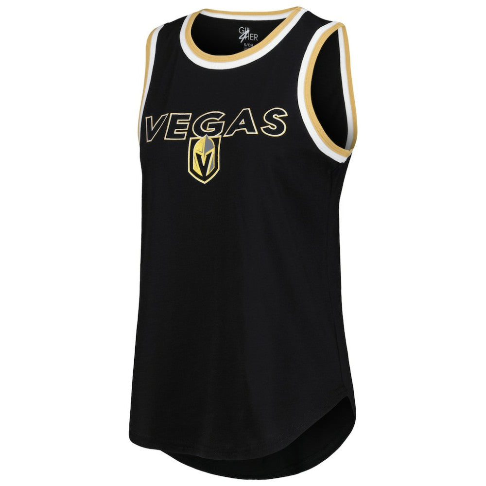 NHL Vegas Golden Knights G-III 4Her by Carl Banks Women's Strategy Tank Top - Black
