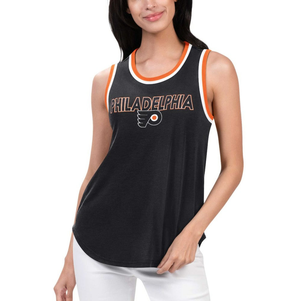 NHL Philadelphia Flyers G-III 4Her by Carl Banks Women's Strategy Tank Top - Black