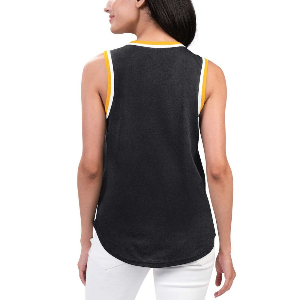 NHL Boston Bruins G-III 4Her by Carl Banks Women's Strategy Tank Top - Black