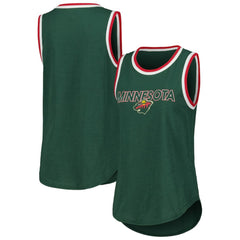 NHL Minnesota Wild G-III 4Her by Carl Banks Women's Strategy Tank Top - Green
