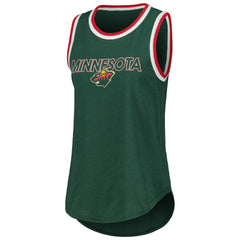 NHL Minnesota Wild G-III 4Her by Carl Banks Women's Strategy Tank Top - Green