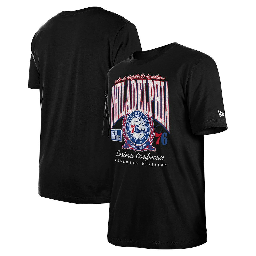 Philadelphia 76ers Unisex Oversized Essentials Boxy T-Shirt Black