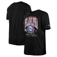 Philadelphia 76ers Unisex Oversized Essentials Boxy T-Shirt Black