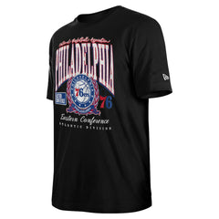 Philadelphia 76ers Unisex Oversized Essentials Boxy T-Shirt Black