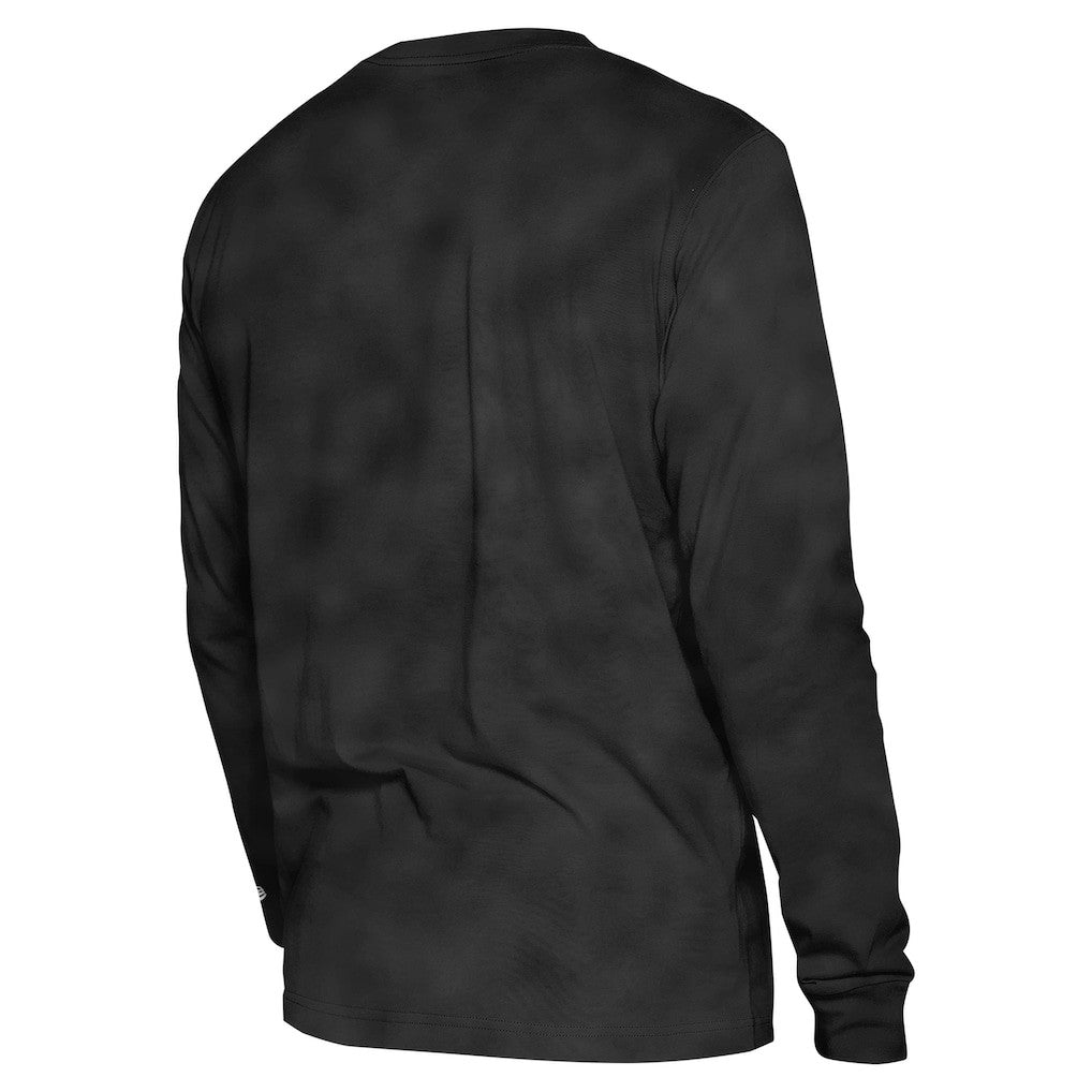 Chicago Bulls Unisex Oversized Essentials Enzyme Wash Long Sleeve T-Shirt Black