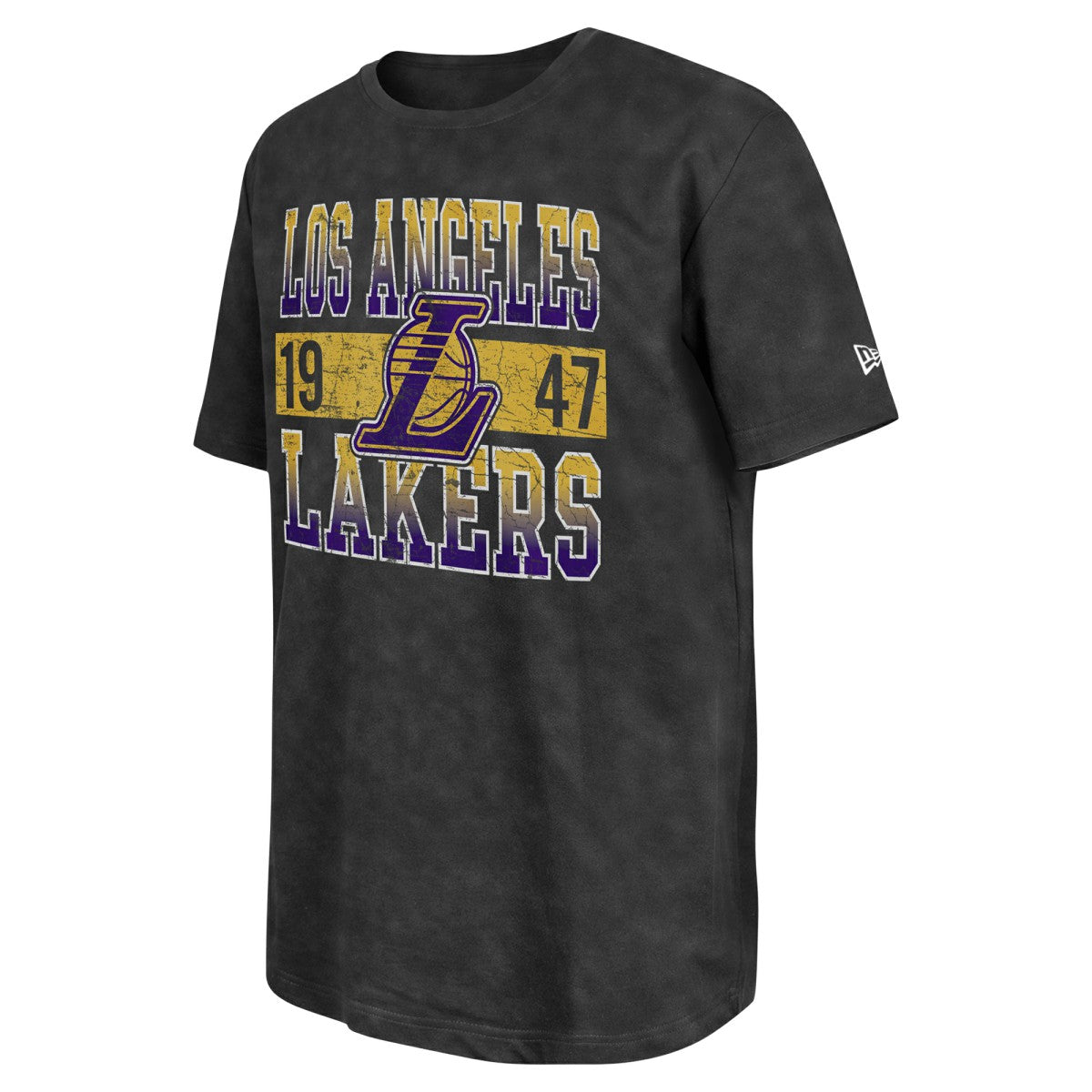 Los Angeles Lakers Enzyme Washed Oversized T-Shirt Black