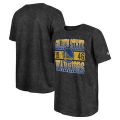 Golden State Warriors Enzyme Washed Oversized T-Shirt Black