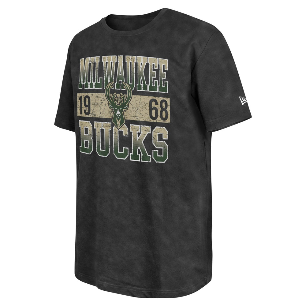 Milwaukee Bucks Enzyme Washed Oversized T-Shirt Black
