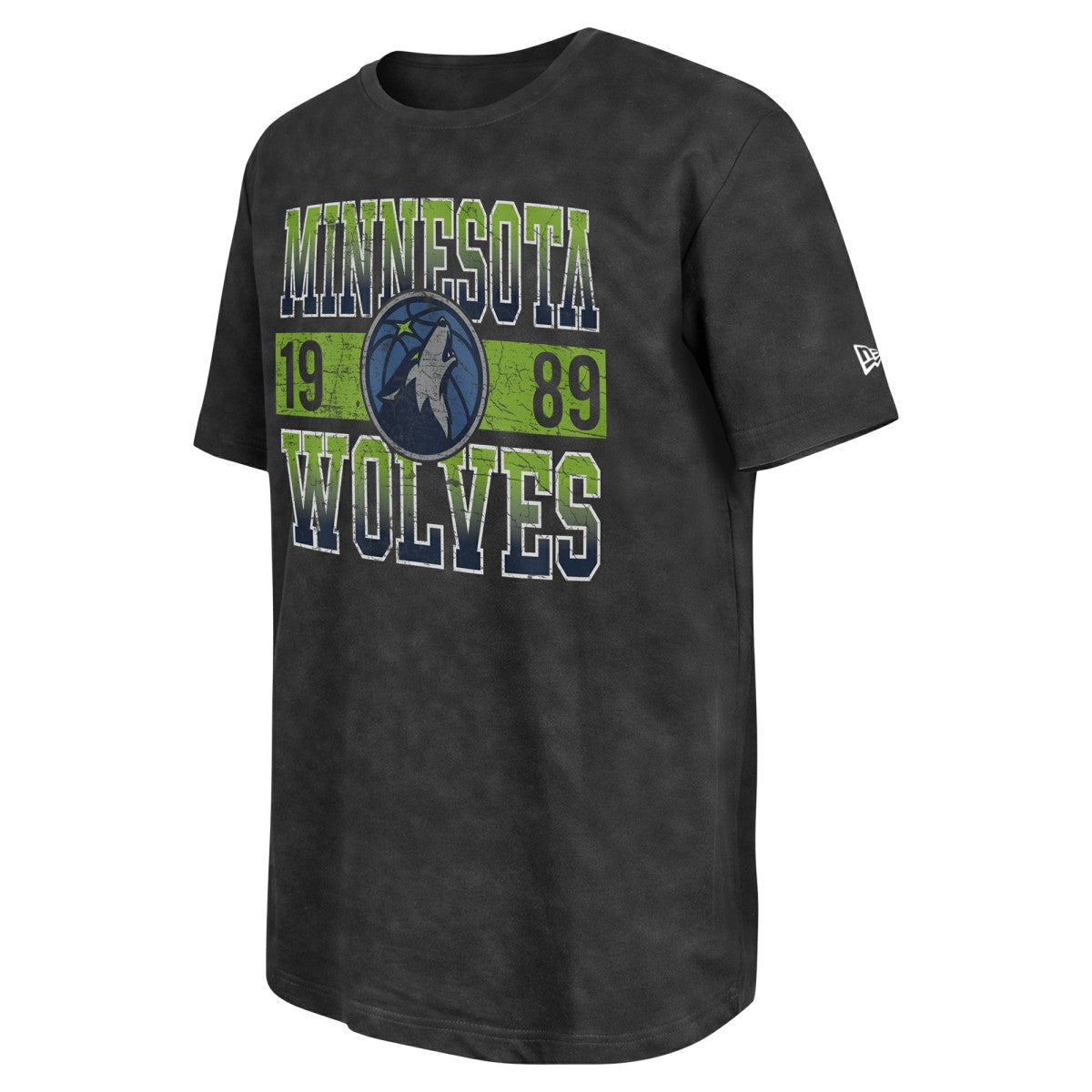 Minnesota Timberwolves Enzyme Washed Oversized T-Shirt Black