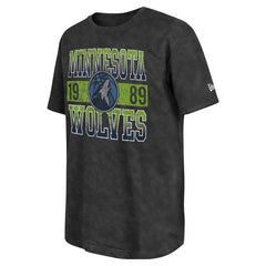 Minnesota Timberwolves Enzyme Washed Oversized T-Shirt Black