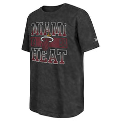 Miami Heat Enzyme Washed Oversized T-Shirt Black