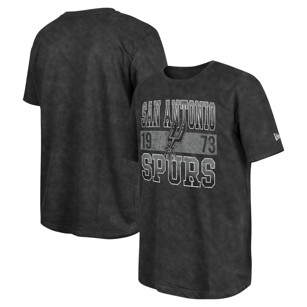 San Antonio Spurs Enzyme Washed Oversized T-Shirt Black